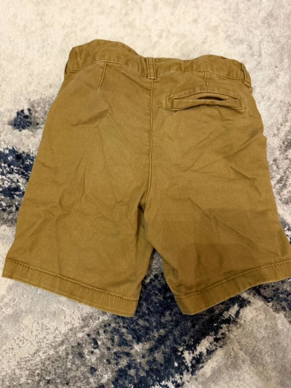 Old Navy Boys Size 6 Chino Shorts - 2 Pair Lot Gray & Khaki